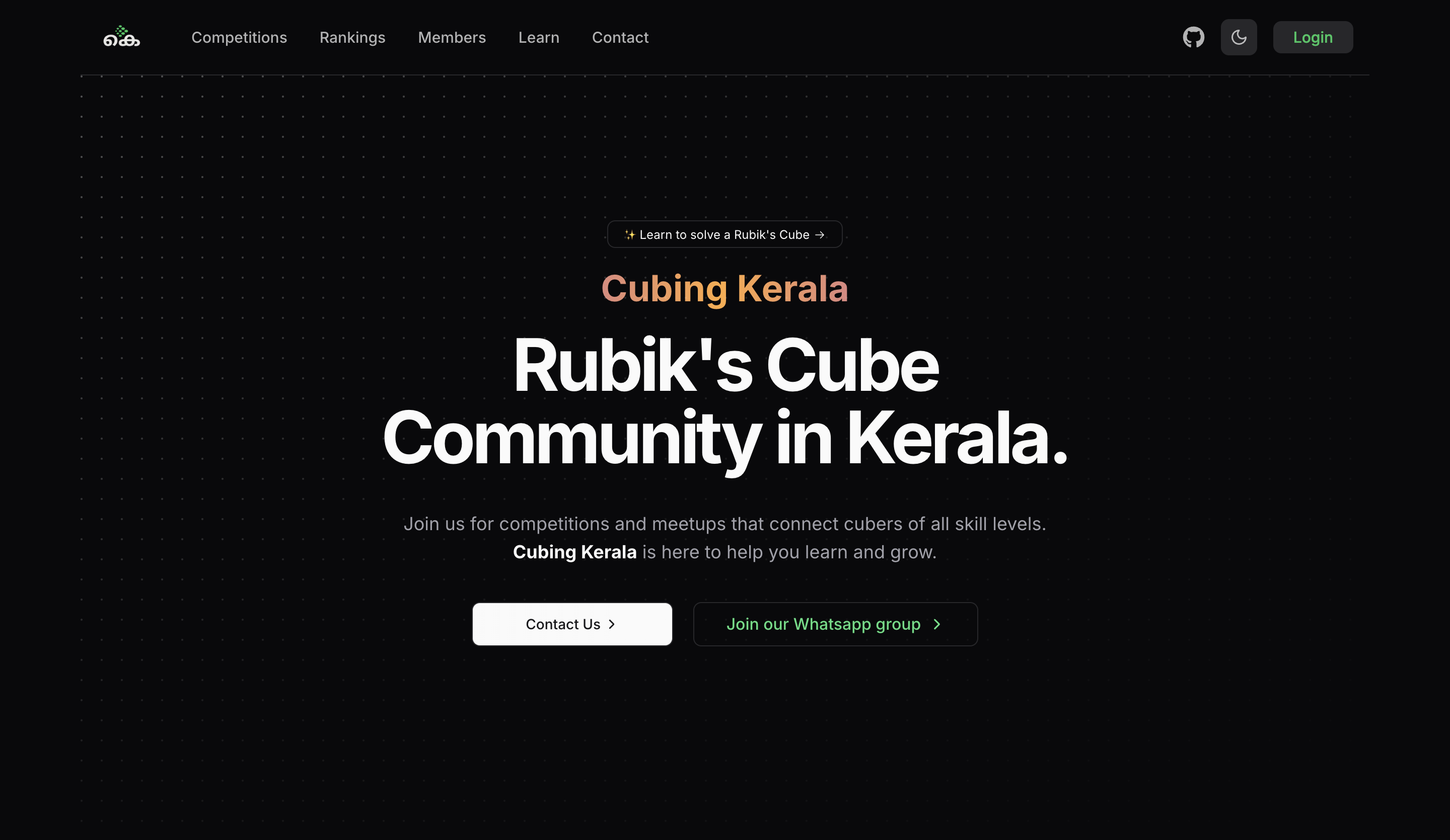 Cubing Kerala